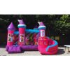 Inflable en forma de Castillo Curvo para rentar